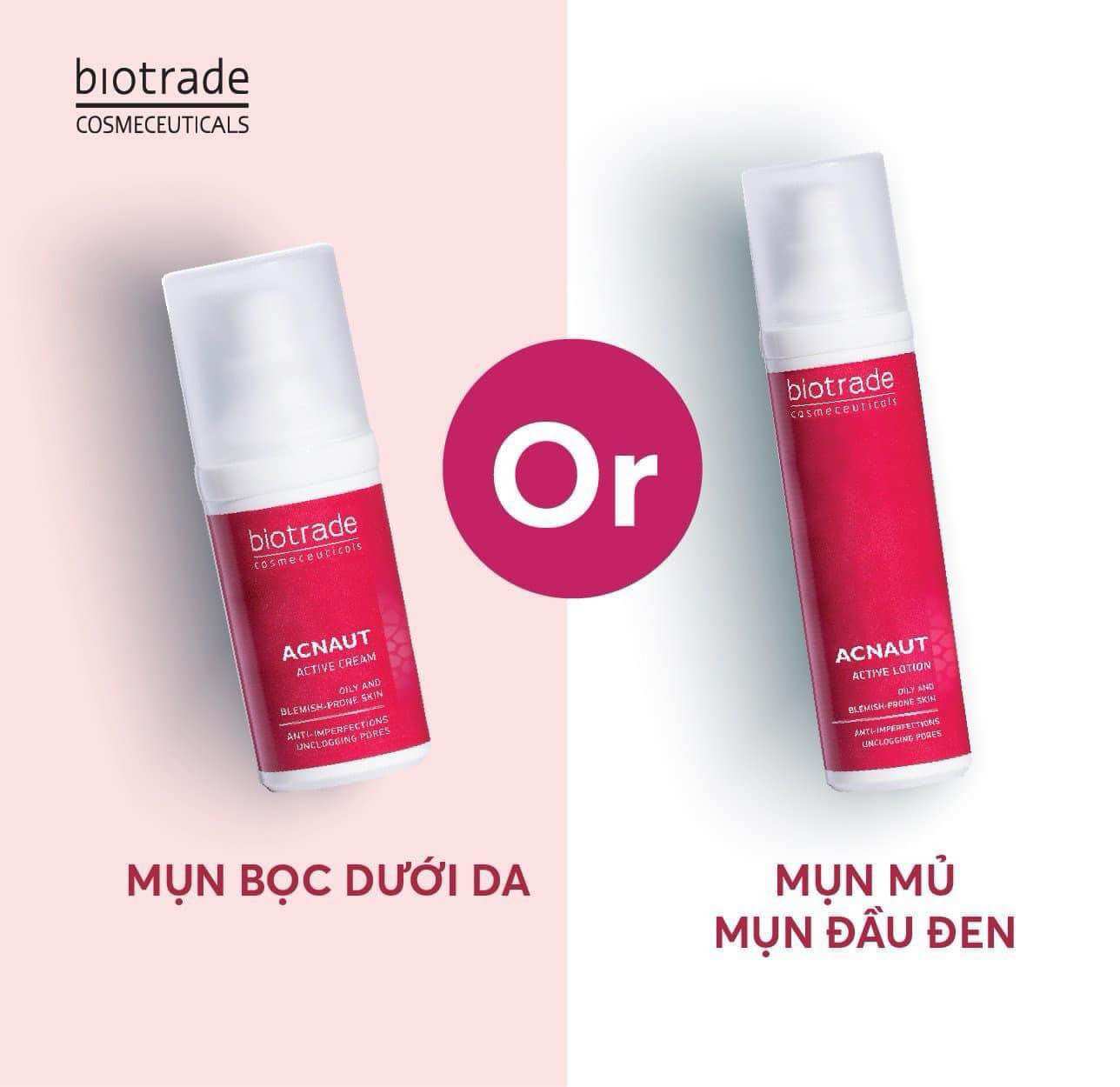 [Lọ Chiet và Fullbox]Kem Chấm Mụn BIOTRADE ACNAUT ACTIVE Cream