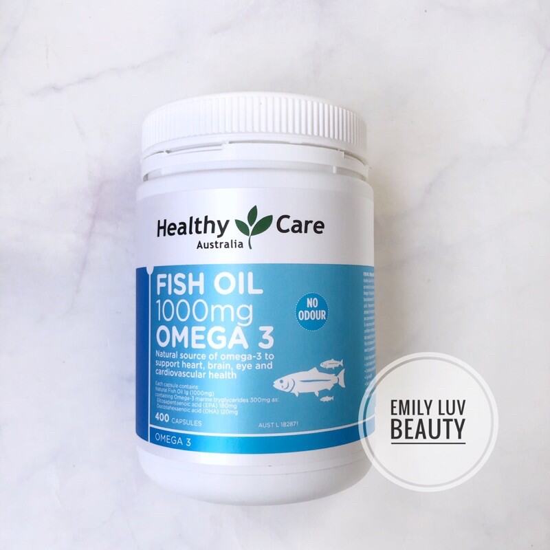 Dầu cá Healthy Care Fish Oil Omega 3 1000mg 400 viên