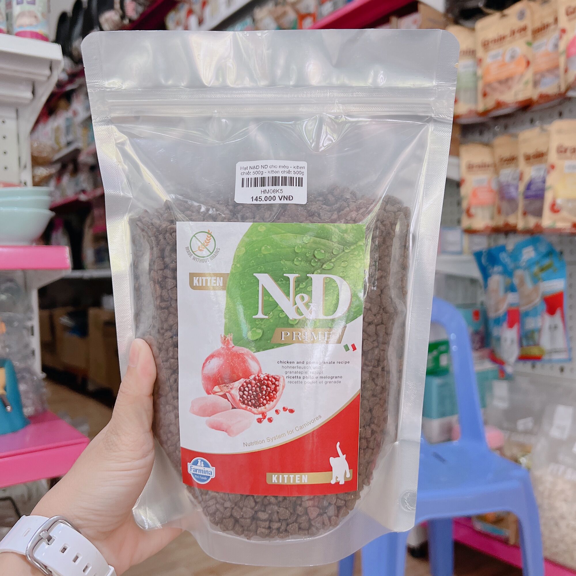 HẠT N&D cao cấp cho mèo, không ngũ cốc