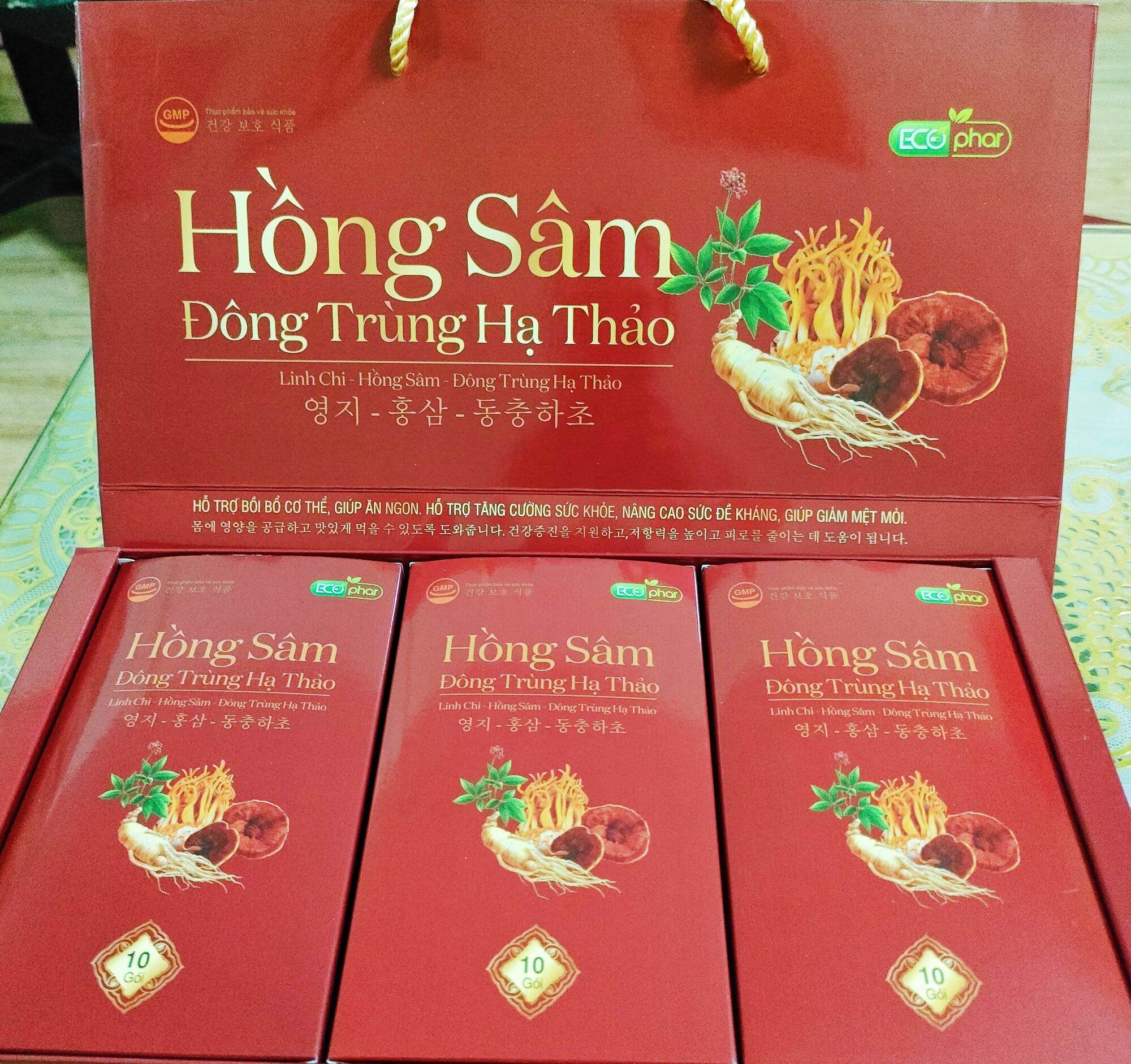 Hồng sâm đông trùng hạ thảo