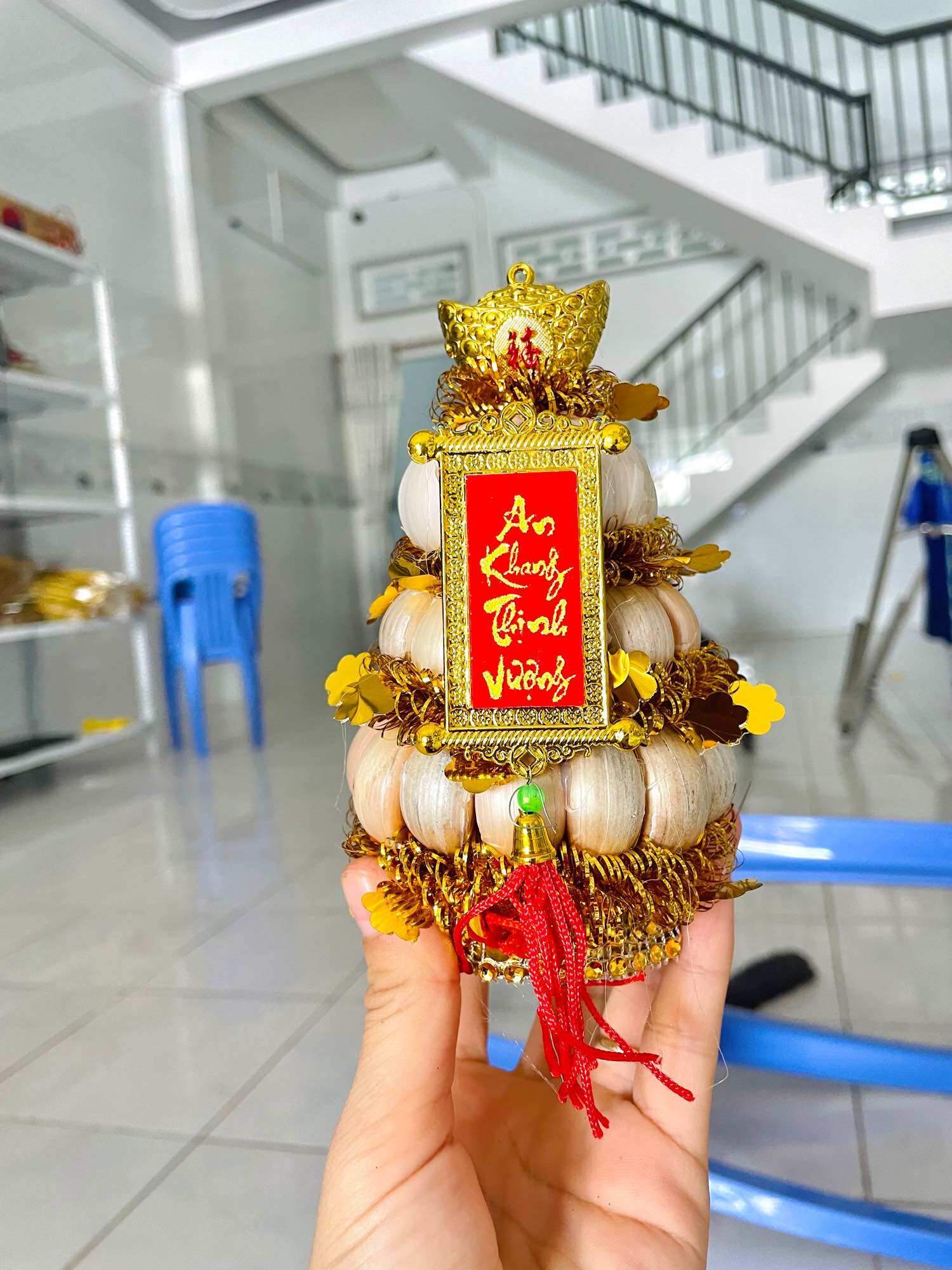 Tháp tỏi thần tài thổ địa tài lộc