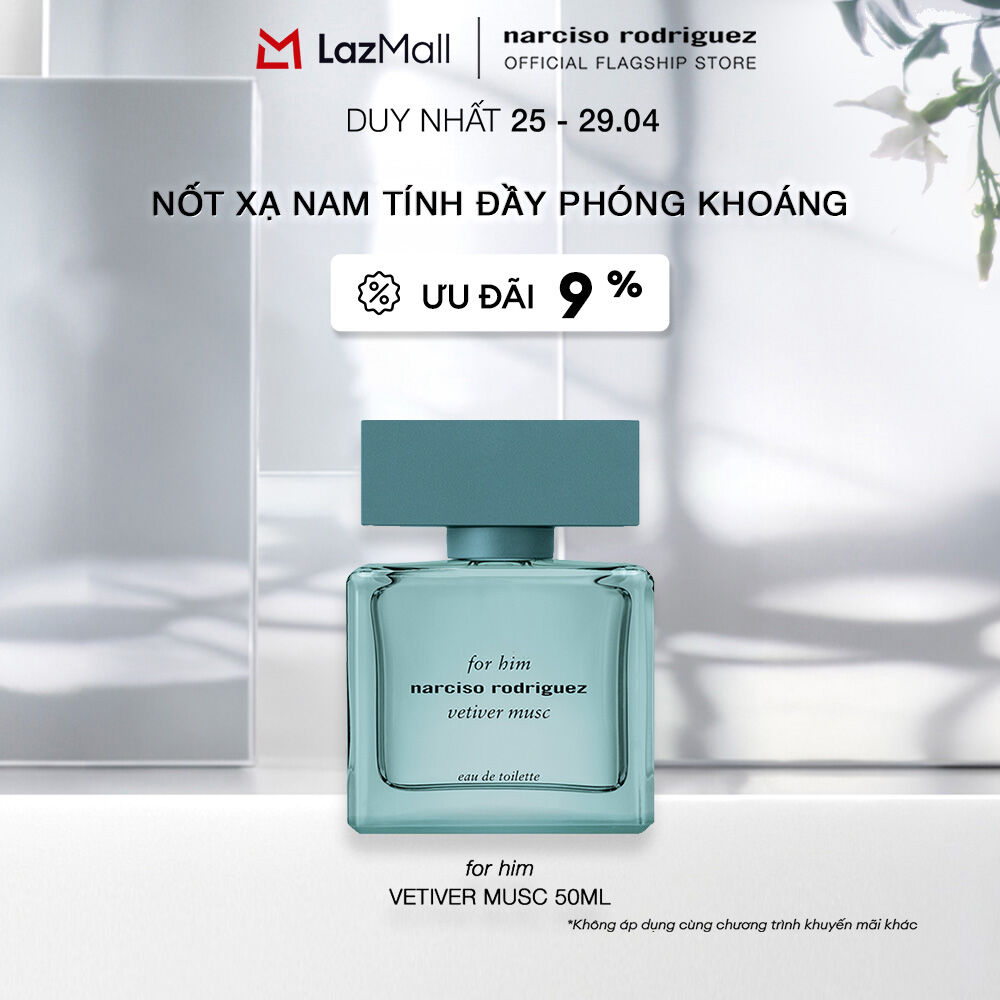 Nước hoa nam Narciso Rodriguez For Him Vetiver Musc 50ml