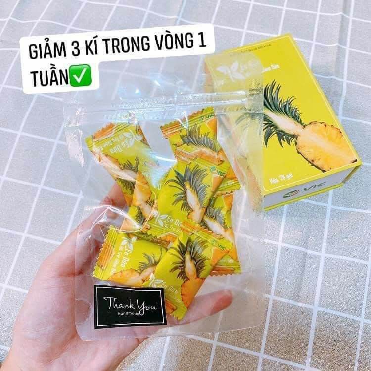 Kẹo dứa giảm cân dùng thử chỉ 35k