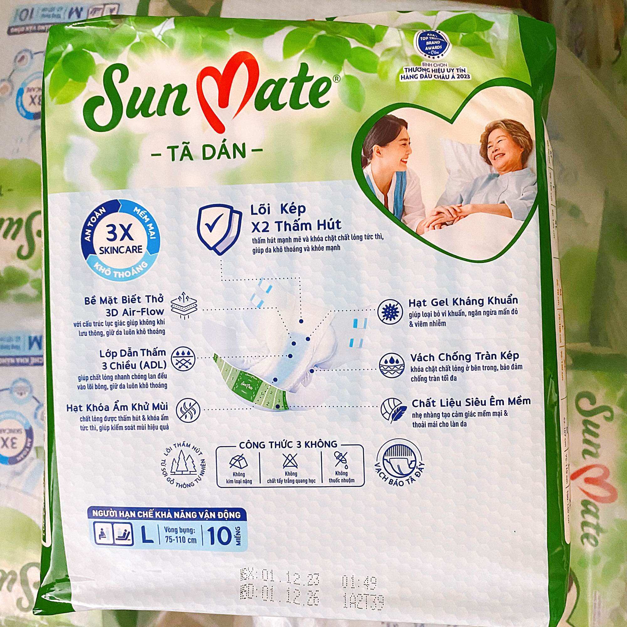 Tã dán người lớn Sunmate L10