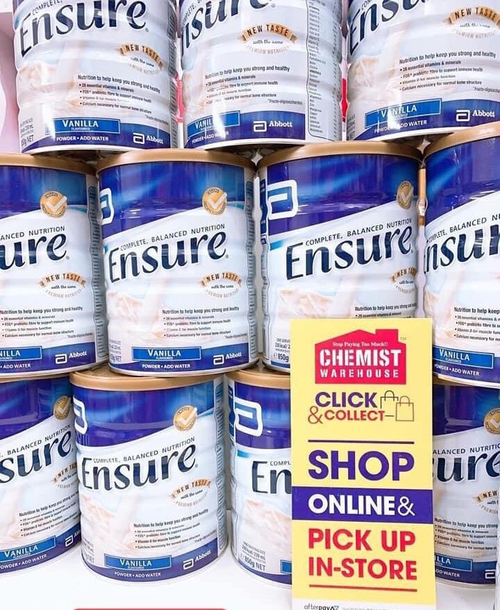 Sữa ensure úc nhập khẩu chính ngạch tại úc