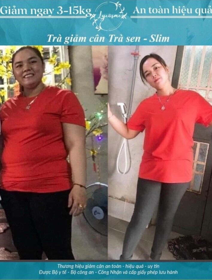 [ Chính hãng] Trà sen slim giảm cân an toàn 30 gói