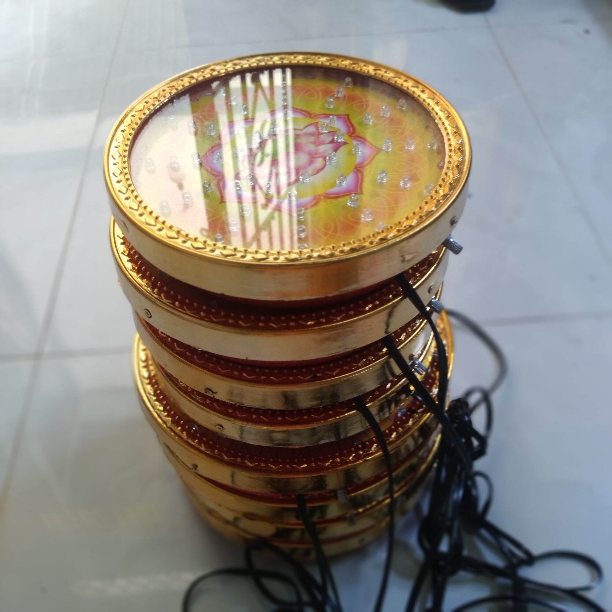Freeship Đèn hào quang hình hoa sen 18 CM siêu sáng.siêu bền .