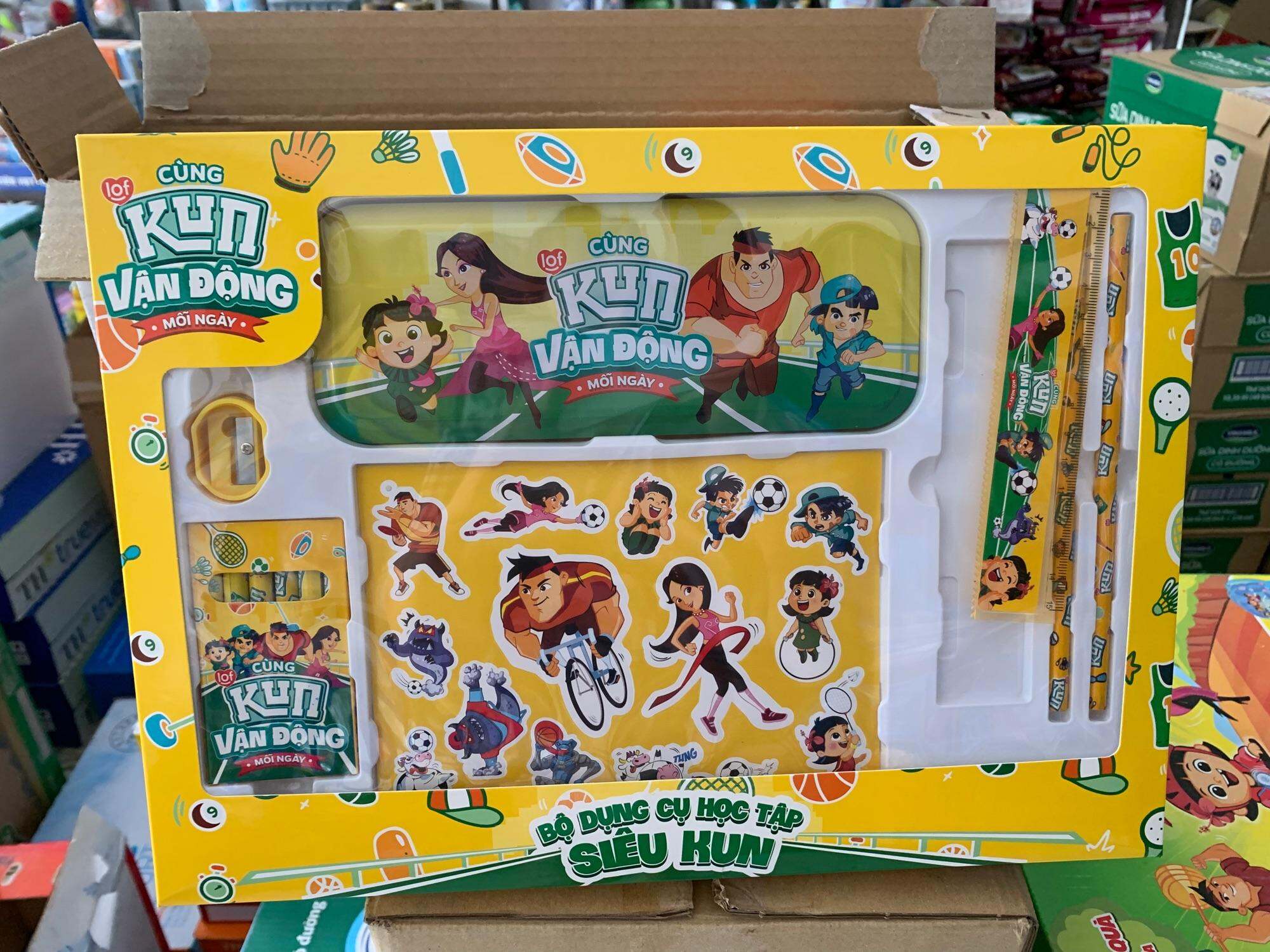 Bộ dụng cụ học tập siêu kun mẫu mới