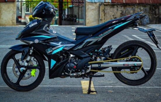 tem Exciter  150 , Y15ZR  tem phối  xanh đen