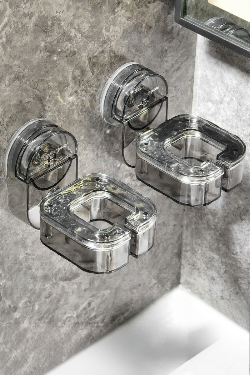 No-drilling Suction Cup Blower Rack - 3