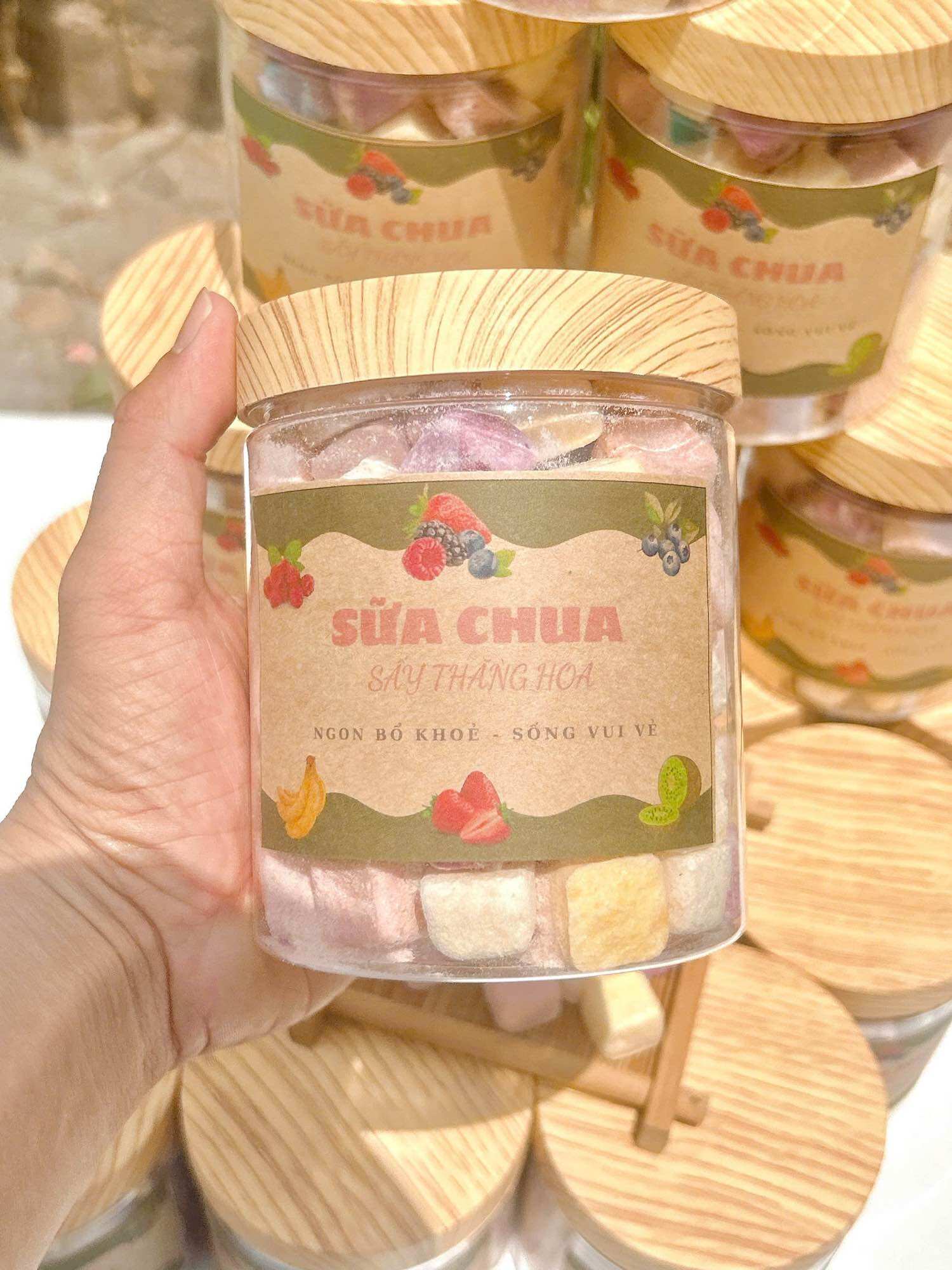 Sữa chua sấy thăng hoa hủ 200g