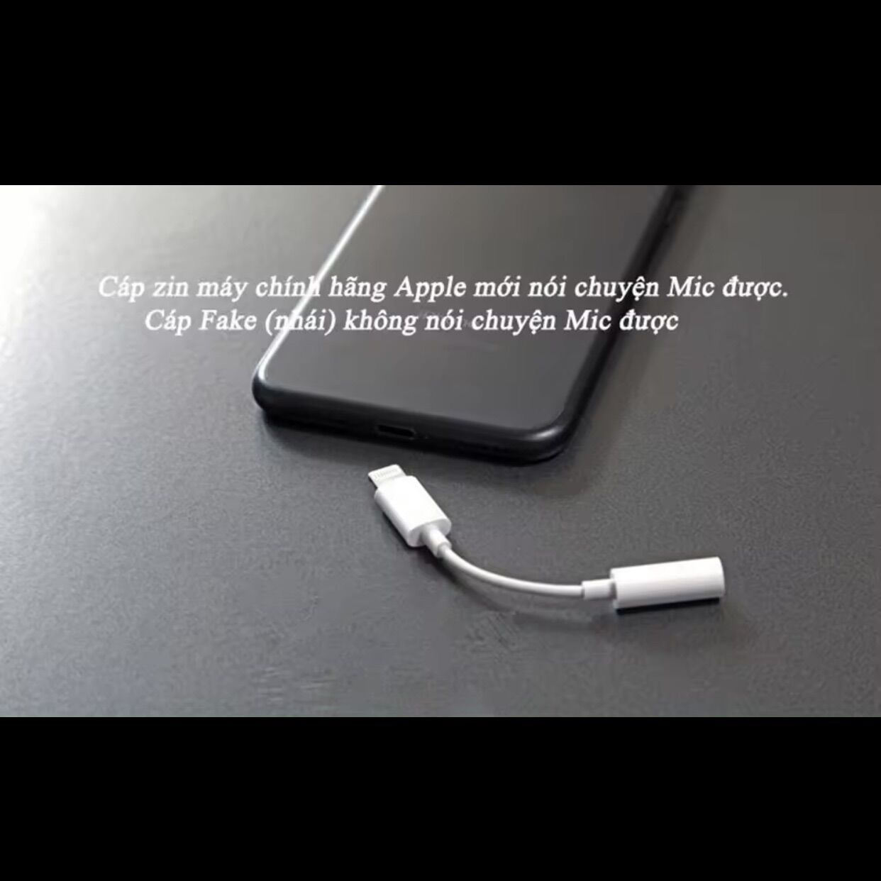 Jack to Lightning port for iPhone authentic headphone-Lightning cable adapter 3.5mm to Lightning Zin
