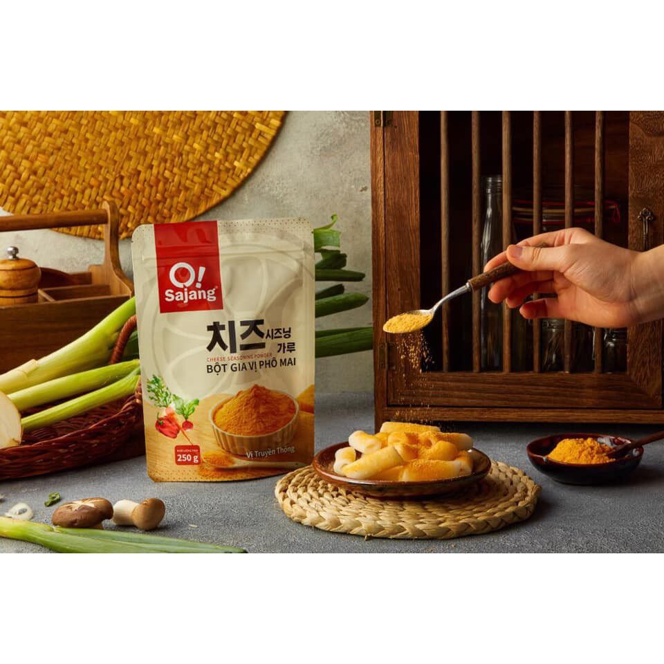 Bột phô mai lắc Sajang Hàn Quốc 100g và 250g
