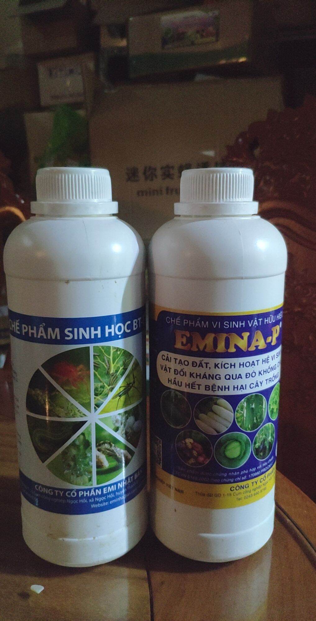 [HCM]Cặp sản phẩm phòng trừ sâu Emina BT và trừ bệnh Emina p