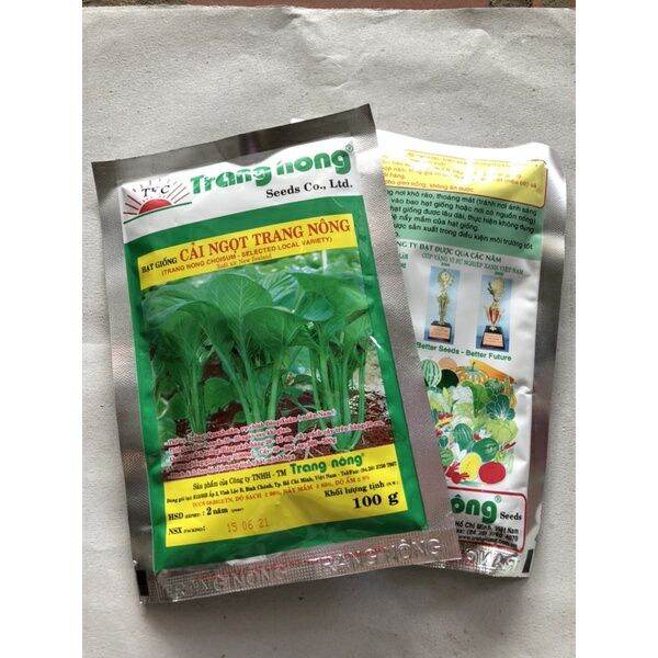 100gr hạt giống cải ngọt Trang Nông