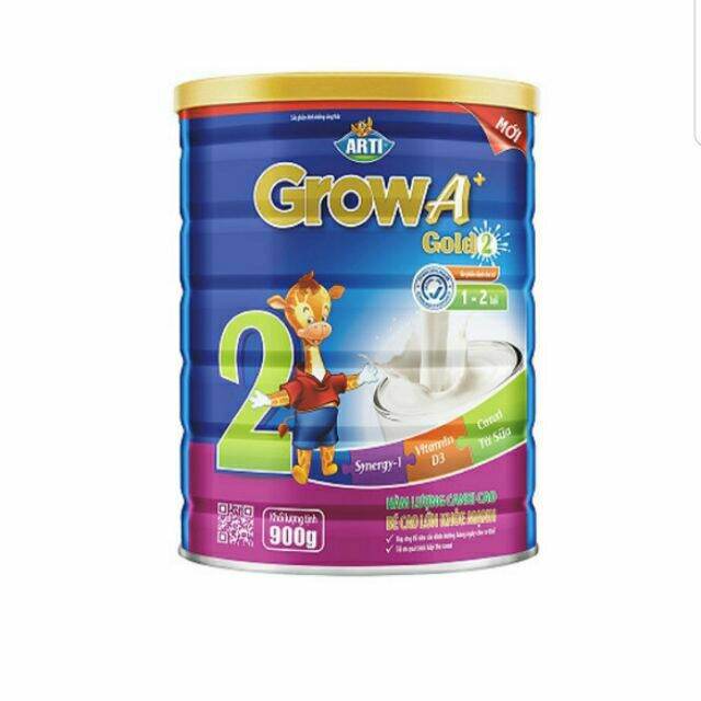 Sữa Arti Grow A+ Gold 2 Date Mới 900g thumbnail