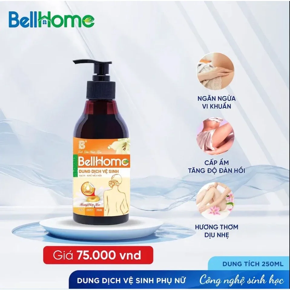 Dung Dịch Vệ Sinh Nữ Bellhome Công Nghệ Sinh Học Đức 250g