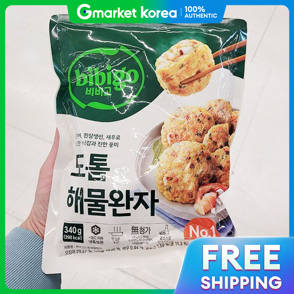 bibigo | 비비고 도톰 해물완자 340g 아이스박스포장