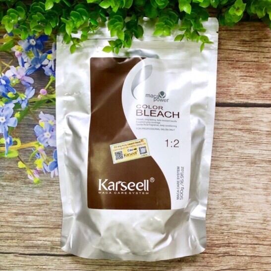 [HCM]Bột tẩy tóc nâng sáng Karseell Maca Power Bleach 500g