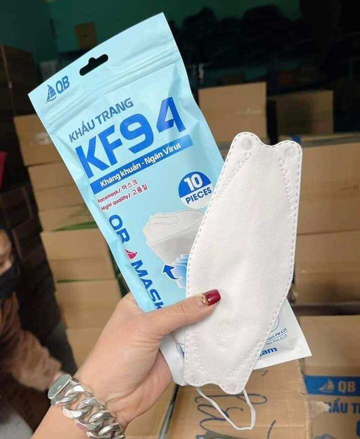 Khẩu trang KF 94 kháng khuẩn sịn,thùng 300 chiếc