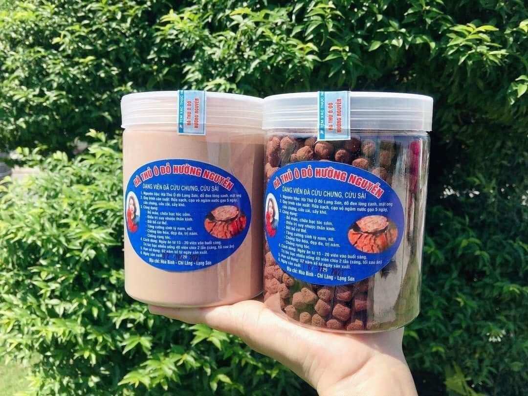 Hà thủ ô đỏ hường nguyễn lọ 500g