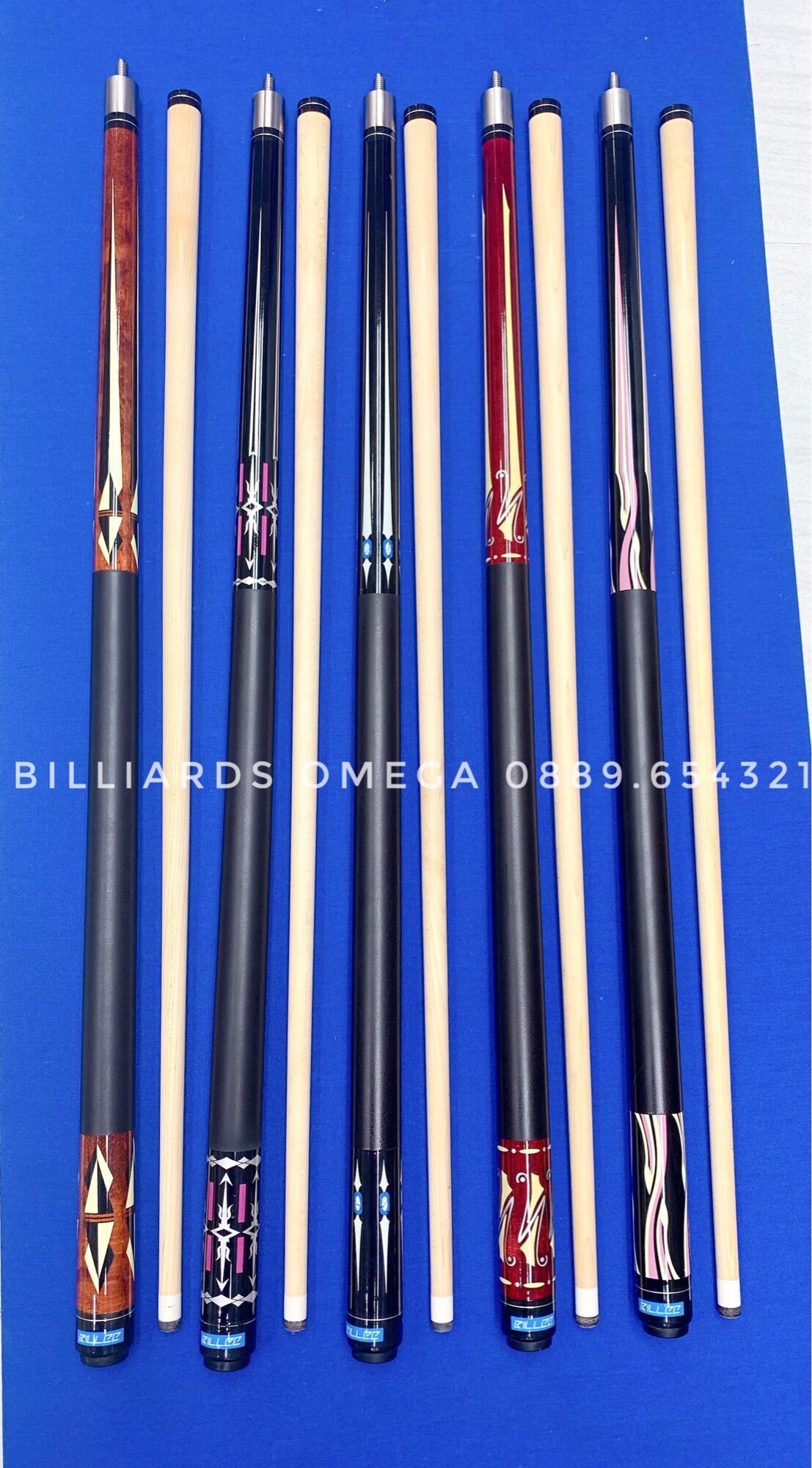Combo Cơ/Gậy Bida Lỗ Billee (Tặng Kèm Bao Cơ, Găng Tay Và Lơ)