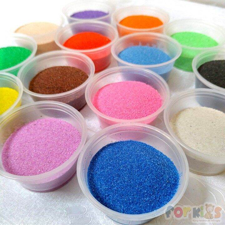 Combo 7 màu cát tô tranh cát, làm tiểu cảnh
