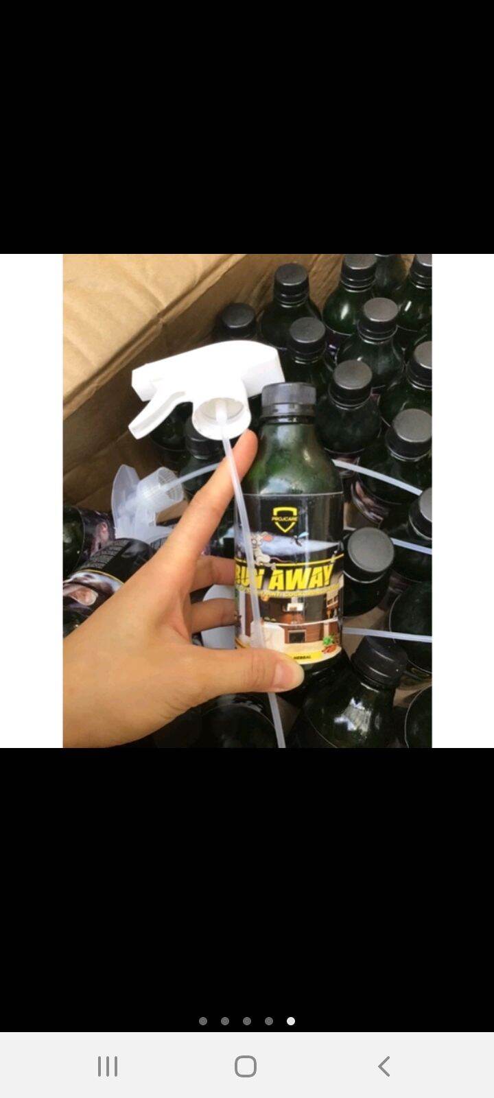 Xịt đuổi chuột run away chai 350ml - xịt đuổi chuột, côn trùng hiệu quả kèm vòi xịt