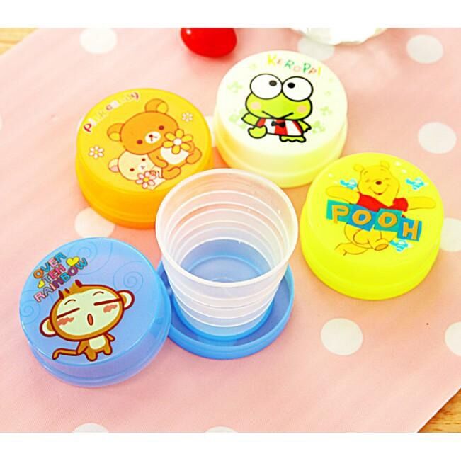 Ly nước gấp gọn hình thú
