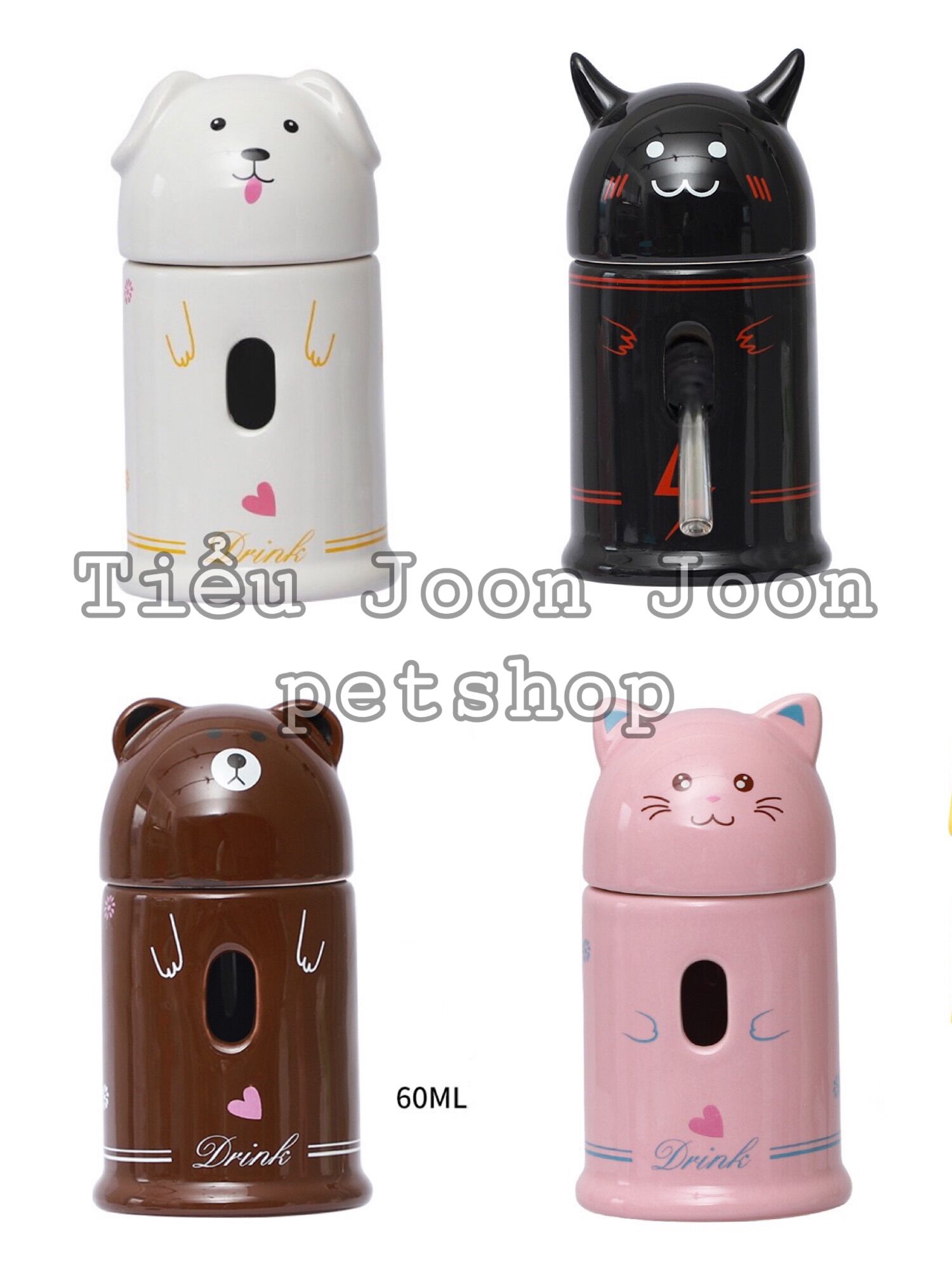 - Đế sứ bình nước cho Hamster nhiều mẫu