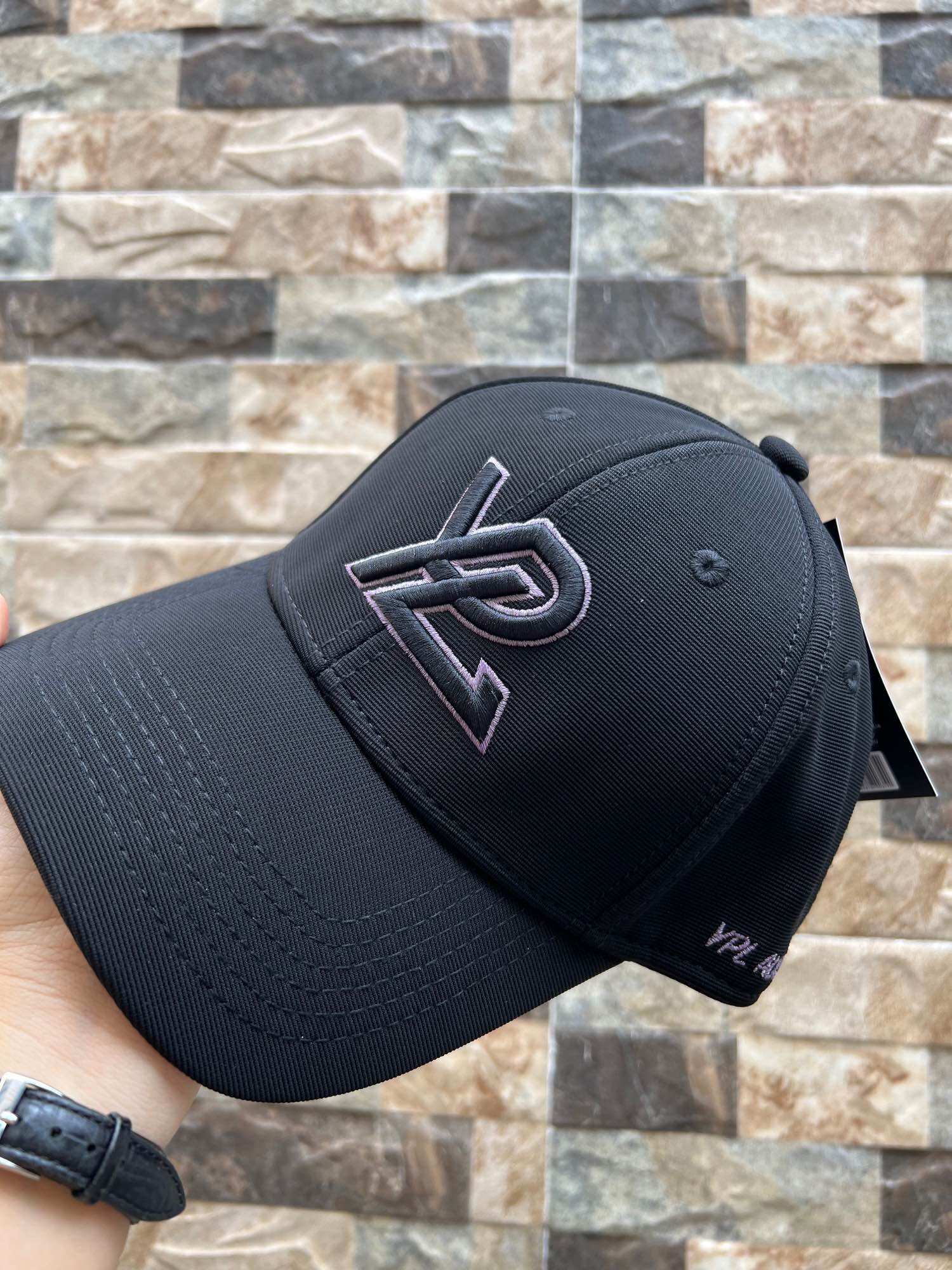 [Bill Úc] (Nón Chữ Nổi Màu) Nón Kết Đen Đổi Màu Chữ YPL Original Baseball Cap