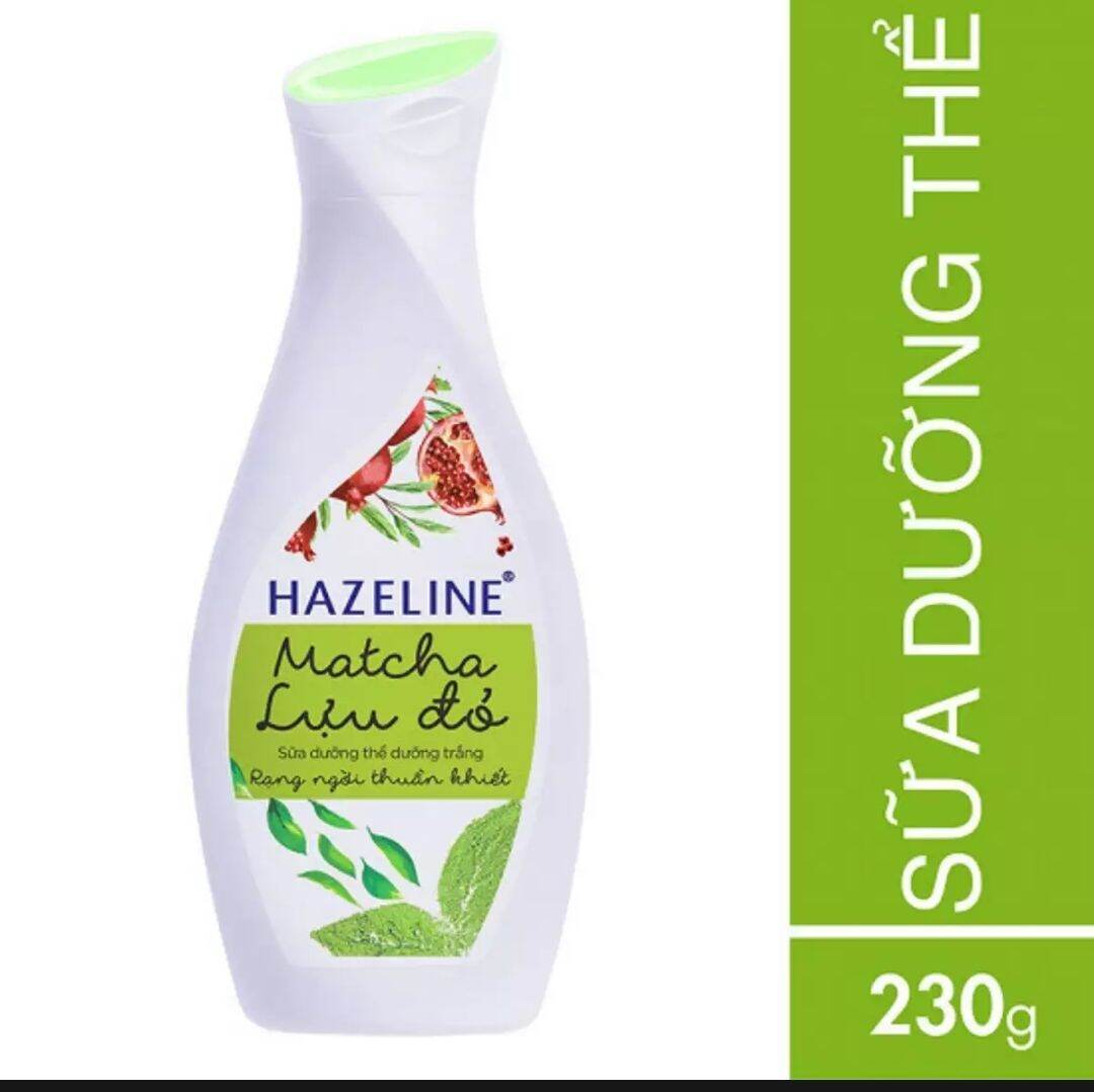 [Hcm]Kem Toàn Thân Hazeline Matcha Lựu Đỏ 230Ml