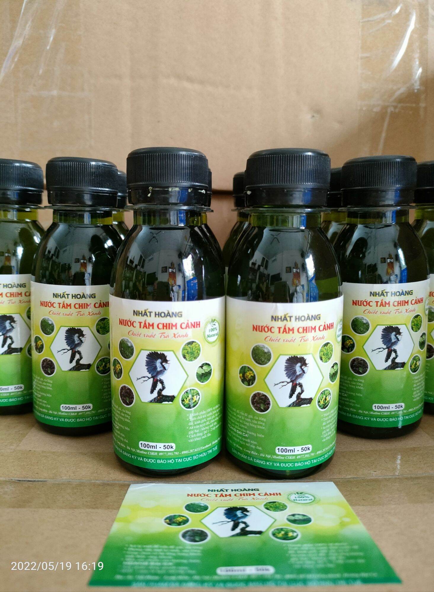 Nước tắm chim cảnh Nhất Hoàng