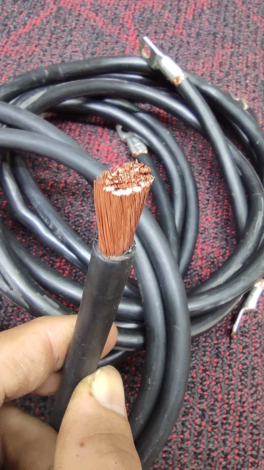 Dây Cáp M35 Lõi 8mm Vỏ Mỏng Quấn Máy Hàn Cell Pin ( Dài 1m3 ) (khách cần kích thước khác inbox shop )