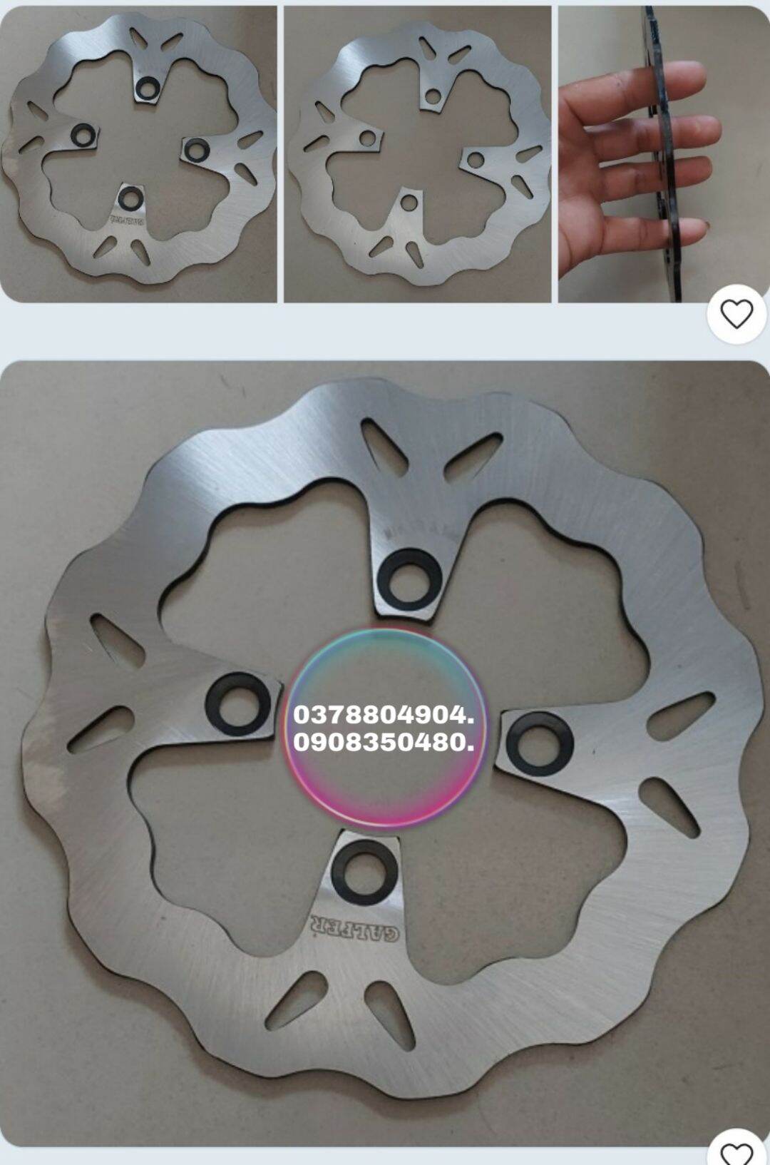 đĩa trước 19 cm . gắn cho vison,  vario