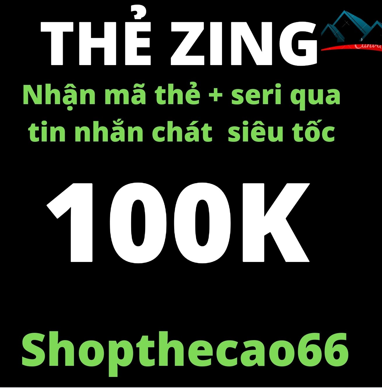 Thẻ cào zi.ng 100.000 Nhận mã + seri SIÊU TỐC ( về tin nhắn chát lazada )