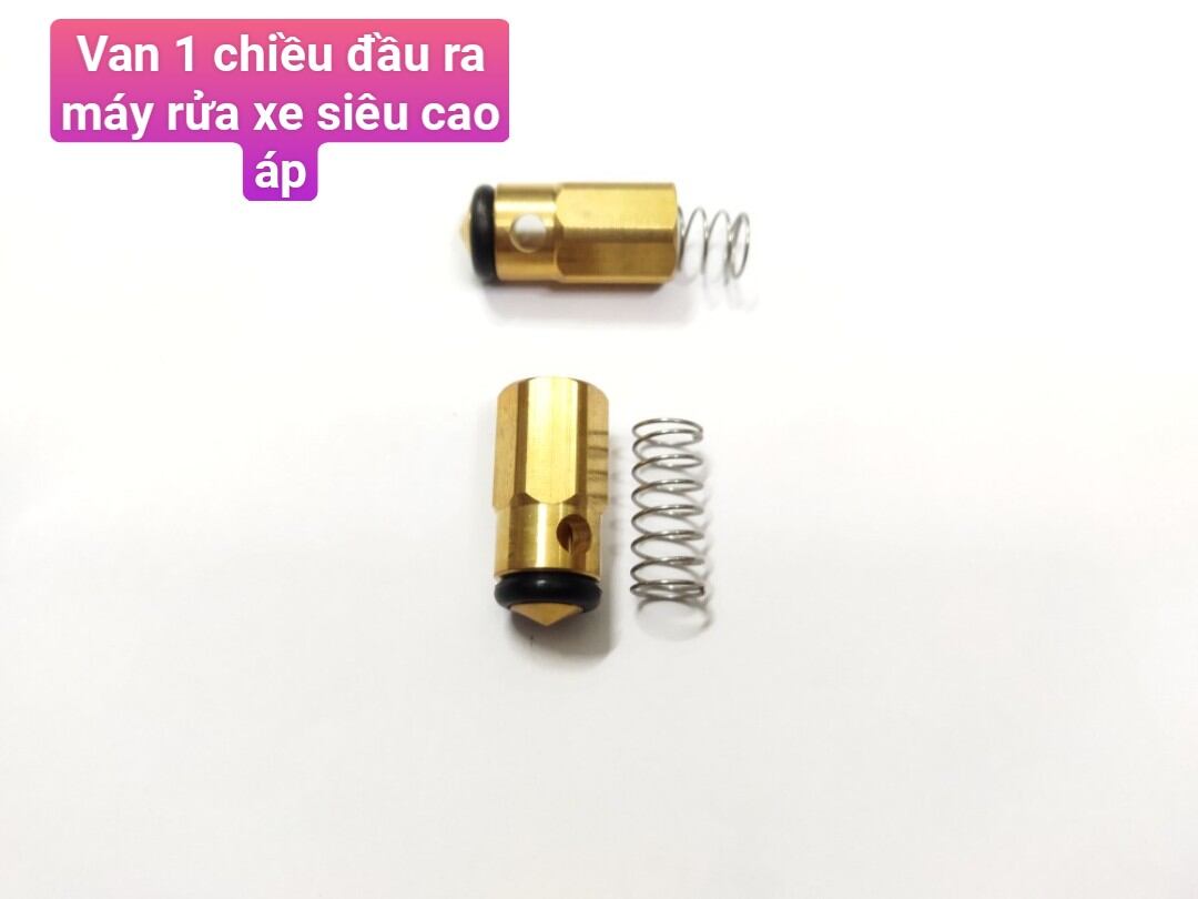 Van 1 chiều đầu ra máy bơm cao áp, máy rửa xe cao áp.