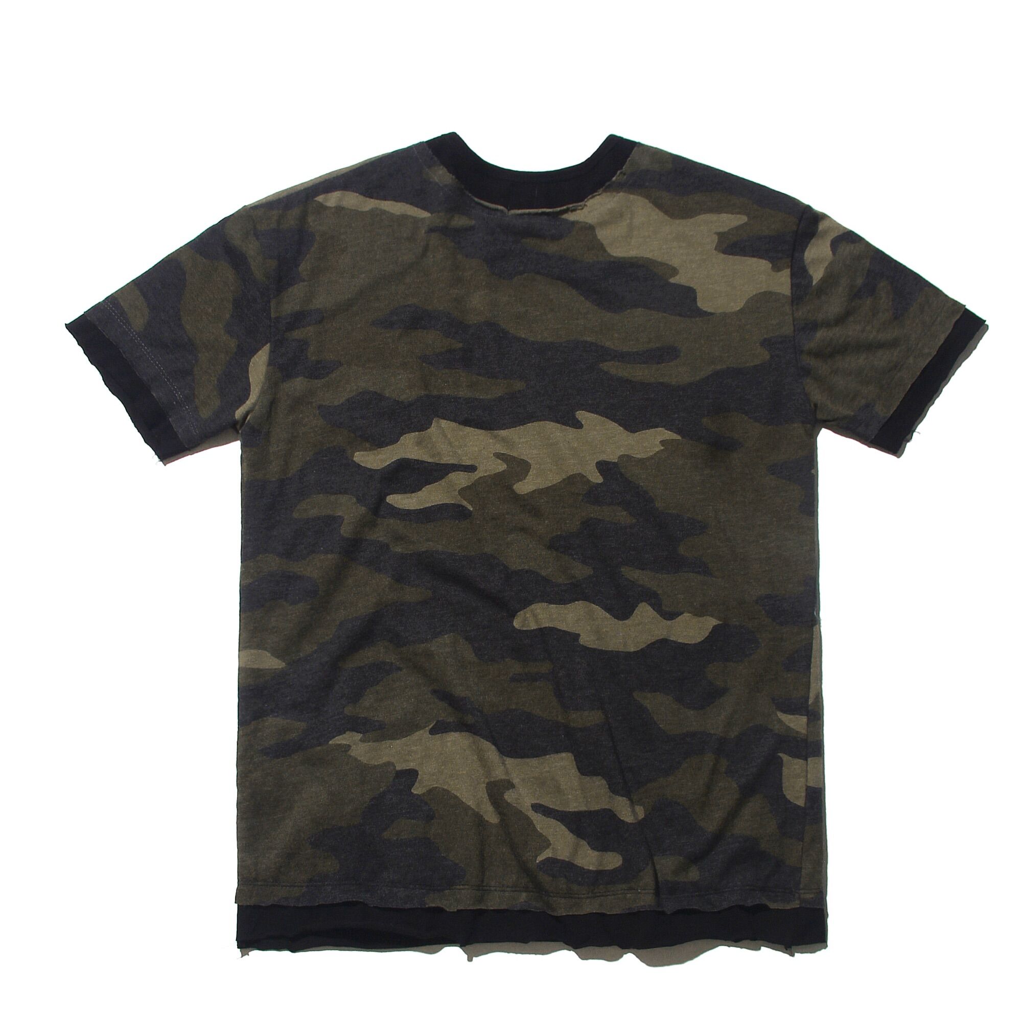 Double Layer Camo Tee shirt