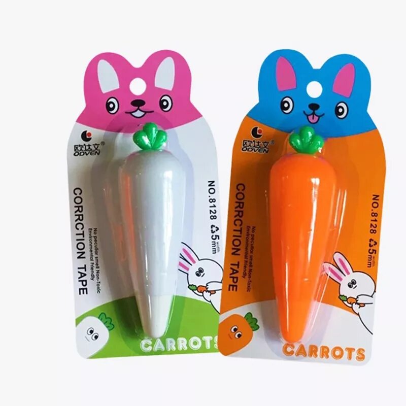 Bút xóa kéo cà rốt và củ cải trắng 8128