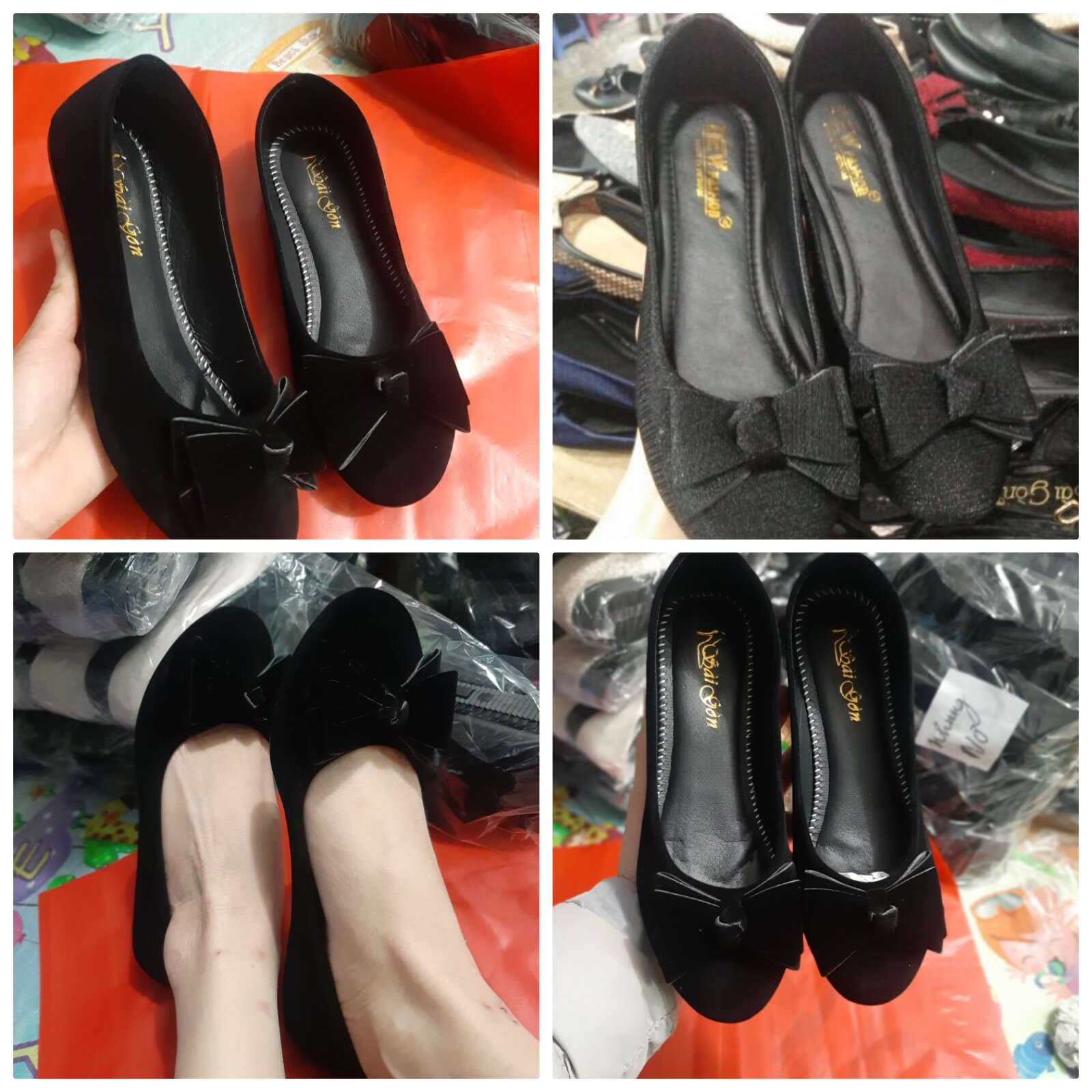 Giày Bệt nơ 3 cánh