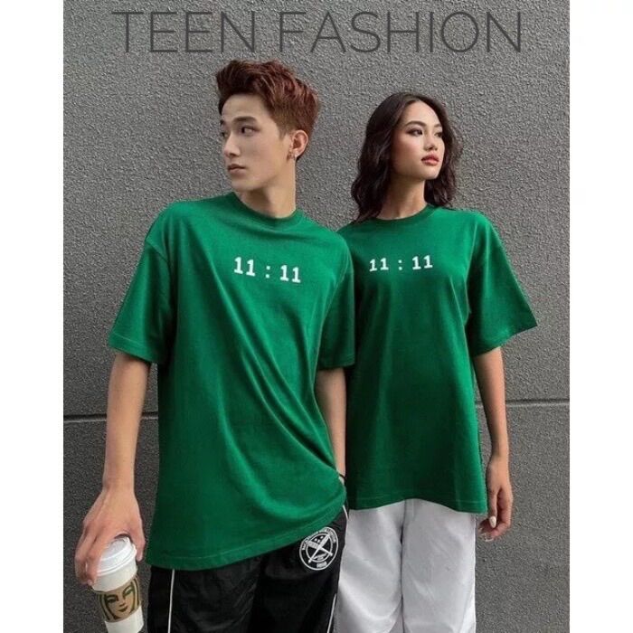 [HCM]Áo Thun Nam Nữ XANH LÁ  Form Rộng  Hot Trent Vải Dày Mịn Thoáng Mát Thiết Kế Thời Trang Kiểu Dáng Năng Động Trẻ Trung