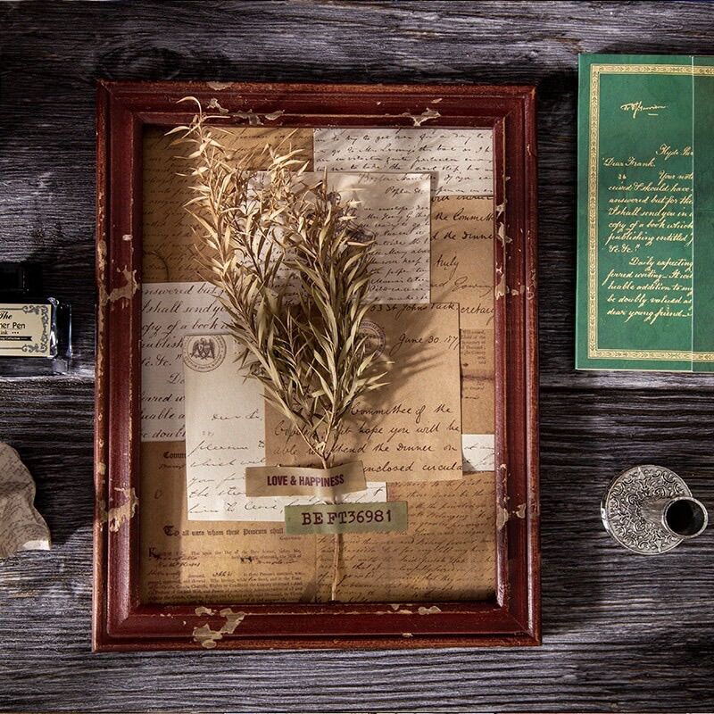 Set Giấy Trang Trí Sổ Phong Cách Vintage Cổ Điển