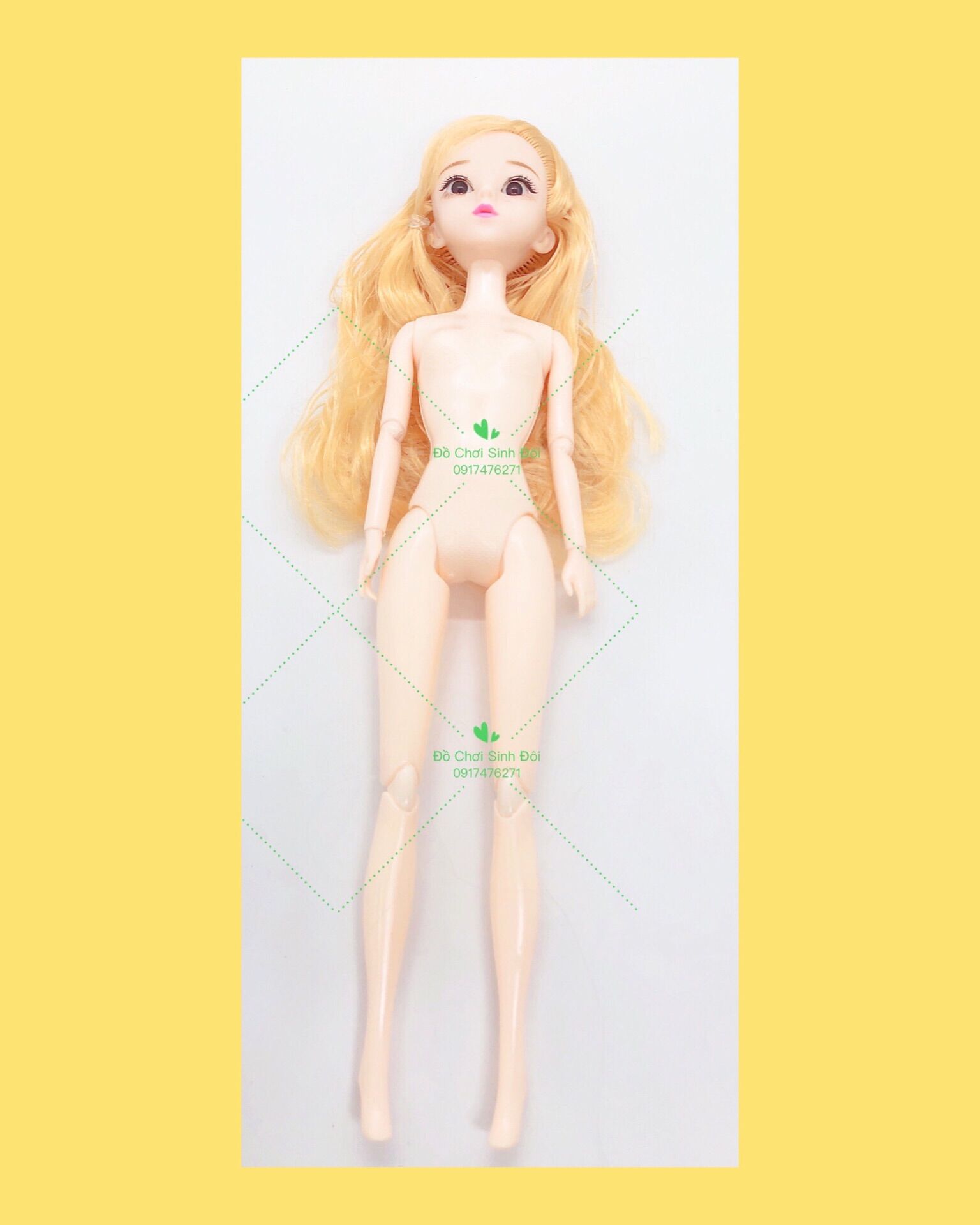 Búp bê mắt 3D thân 11 khớp -1 con