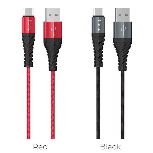 Cáp sạc iPhone, dây sạc lightning Hoco X38 Dây sạc bọc dù chống rối Type-c