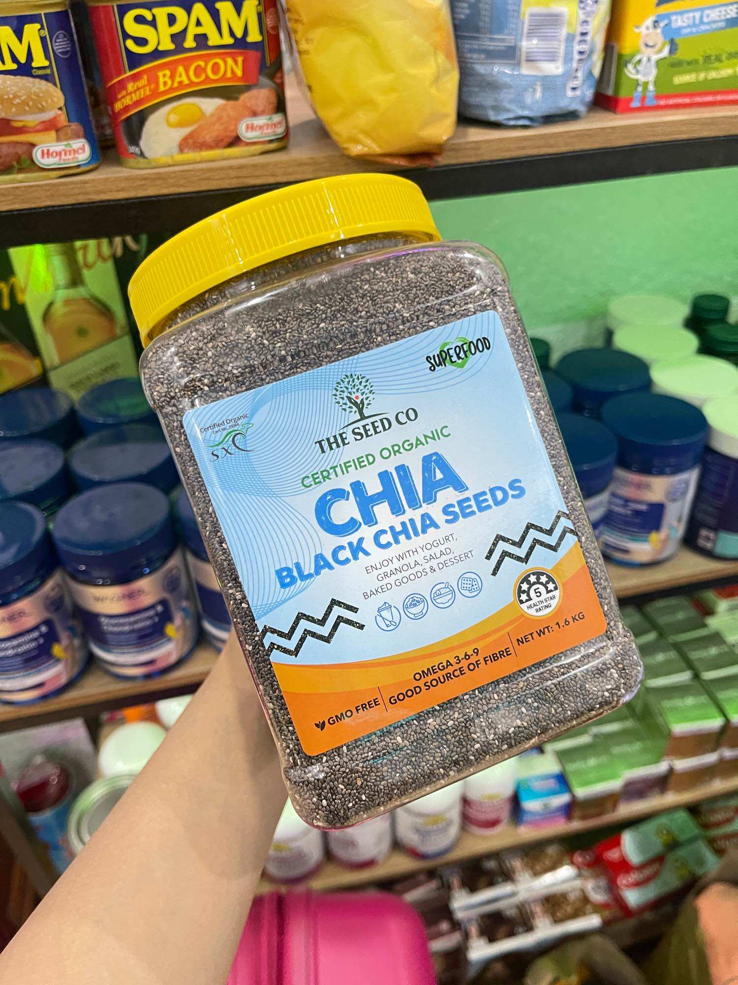 Hạt chia Úc Black Chia Seeds 500g