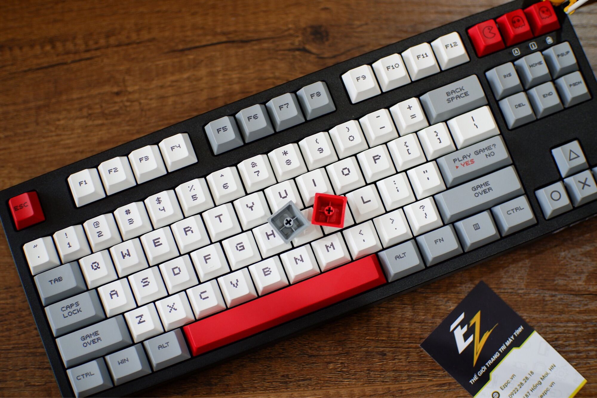 Set Keycap Cherry Gameboy 8Bit 114 Phím Cho Bàn Phím Cơ