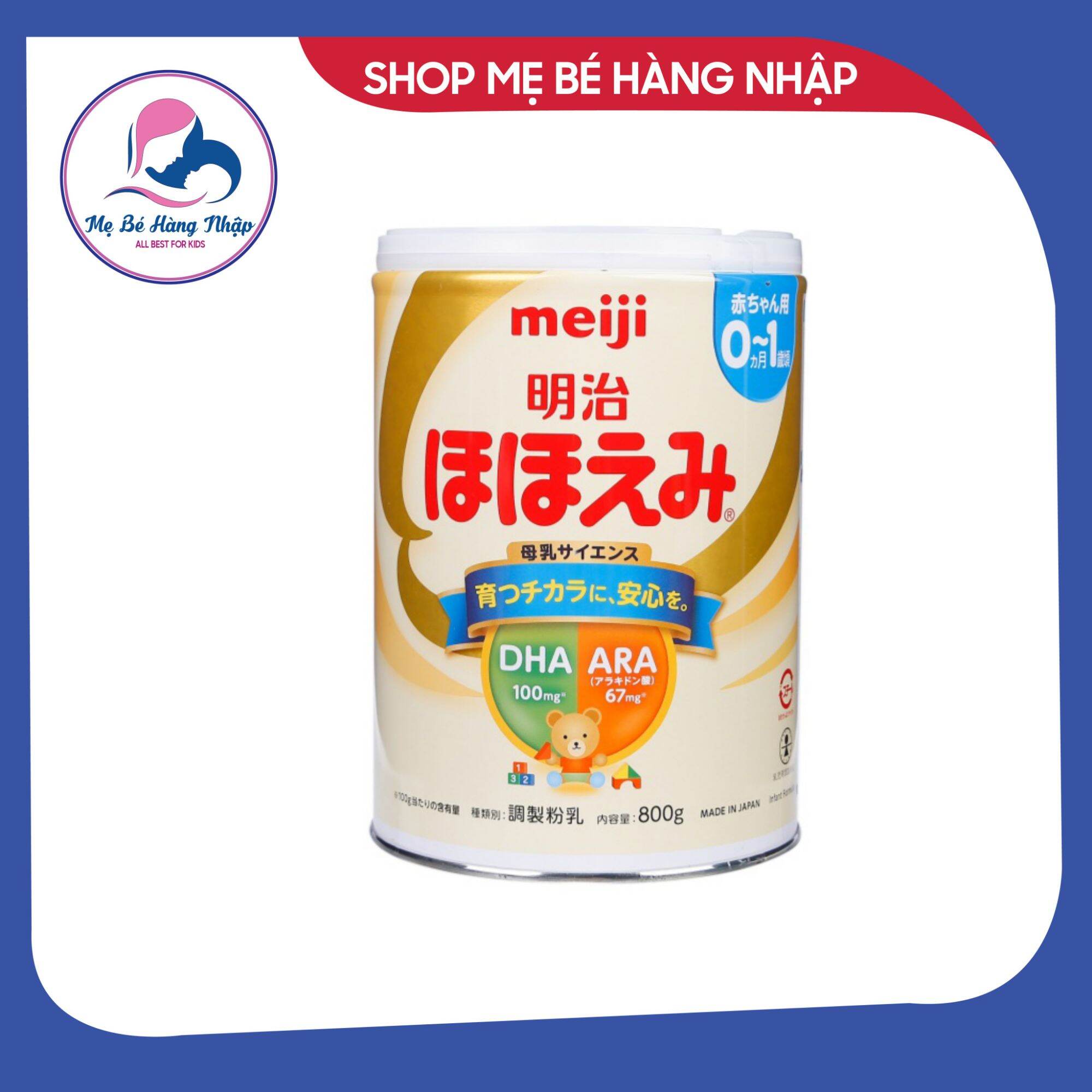 SỮA MEIJI 0-1 & 1-3 NỘI ĐỊA NHẬT BẢN - HỘP 800g