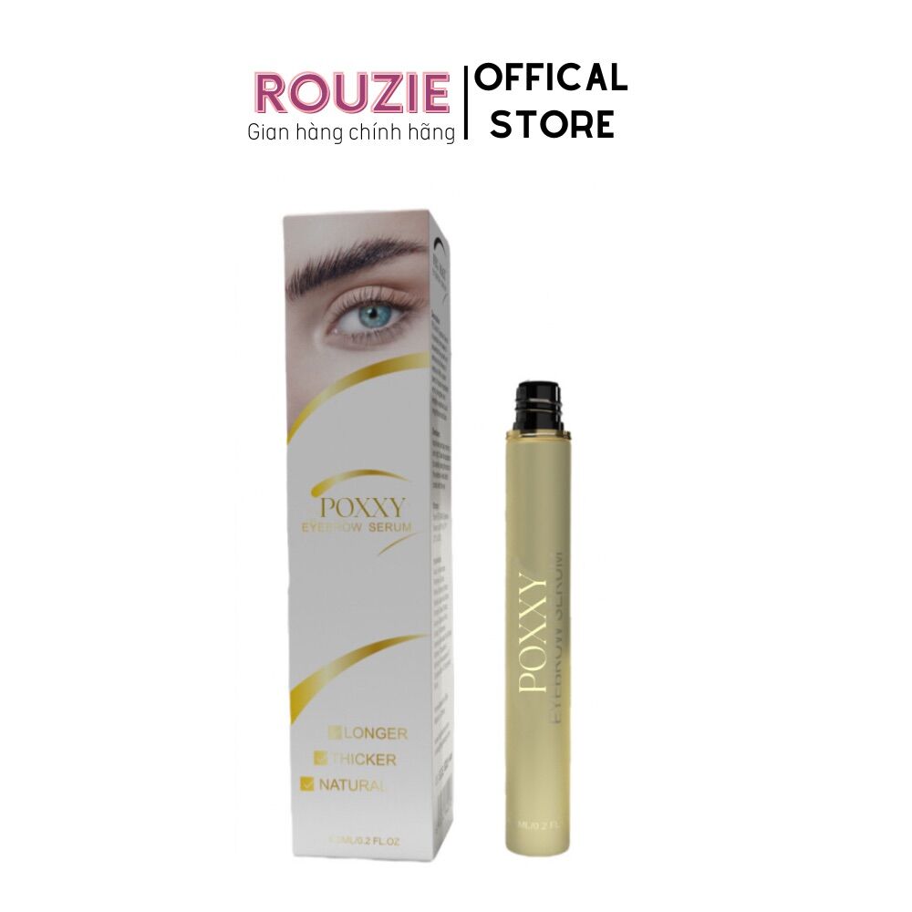 Serum mọc lông mày dưỡng lông mày dài & dài phiên bản cải tiến mới 6ml ROUZIE