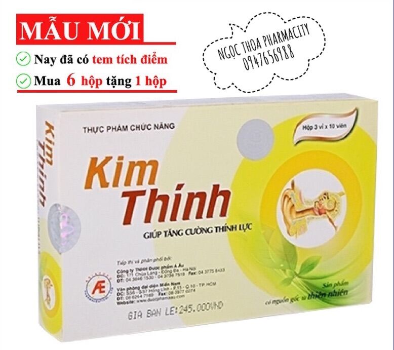 ✅ [ Chính Hãng Mua 6 Tặng 1 Với Tem Tích Điểm ] Kim Thính - Hỗ Trợ Tăng Cường Thính Lực