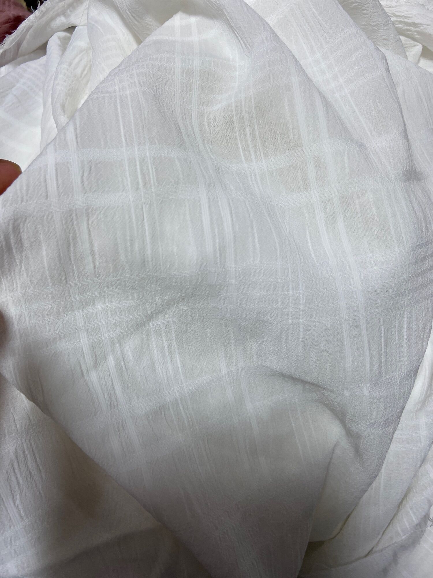 1m18 voan trắng nhúng khổ 1m5